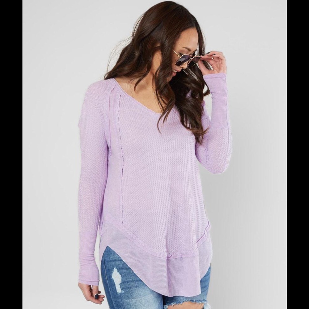 Free People thermal Catalina top lilac small